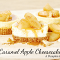 Mini Caramel Apple Cheesecakes