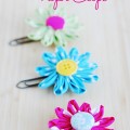 How to make flower paper clips