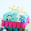 diy berry basket pincushion