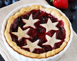 Mini Strawberry Blueberry Pies