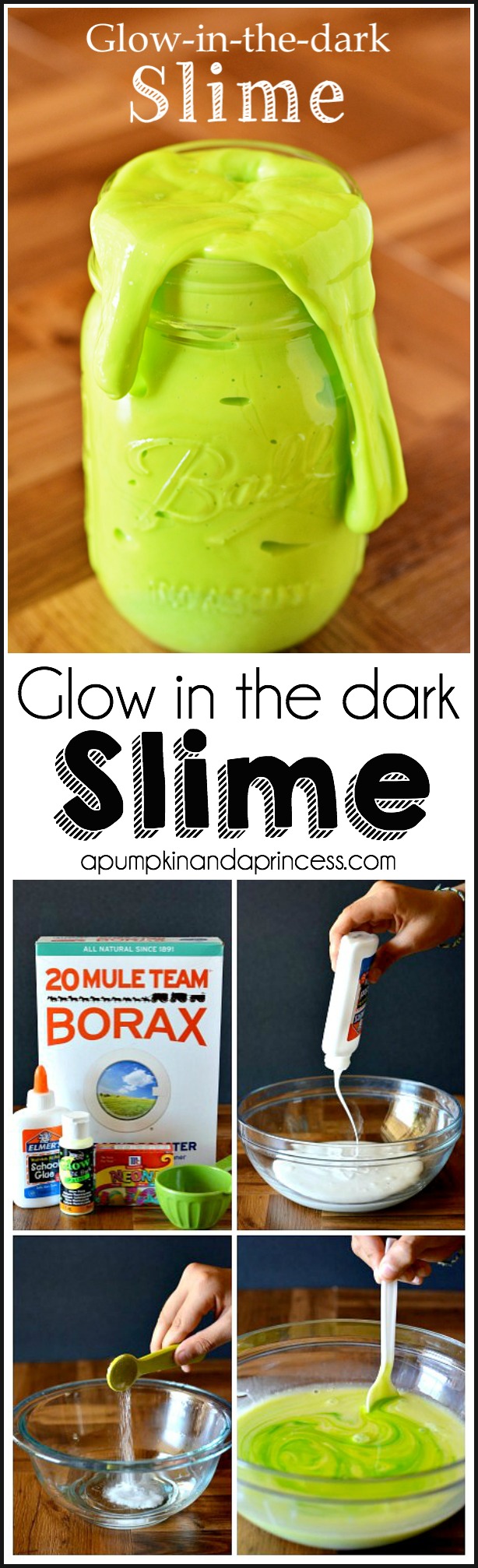 Glow in the dark Slime recipe