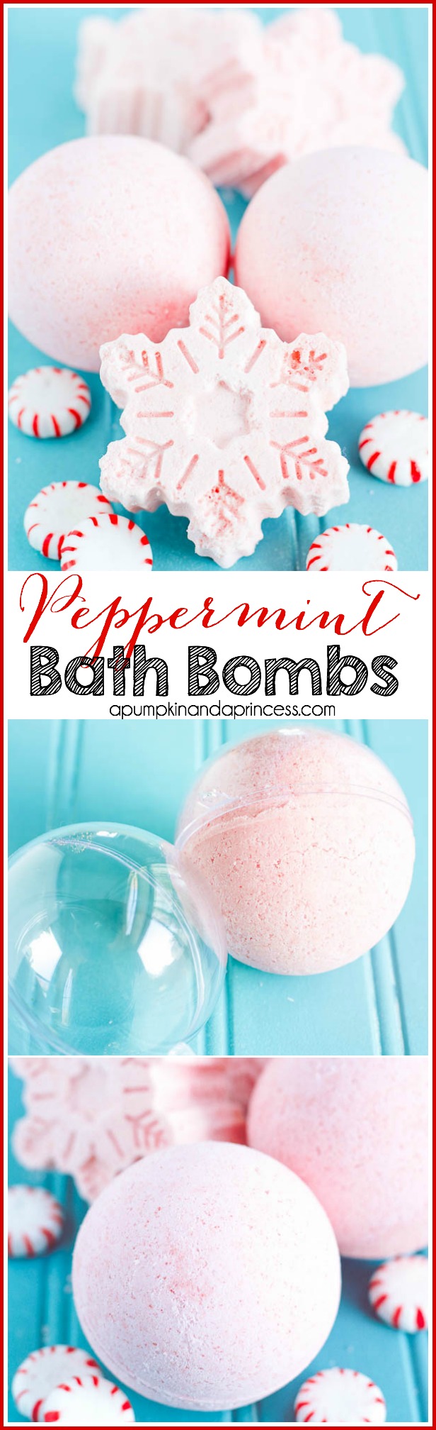 DIY Peppermint Bath Bombs