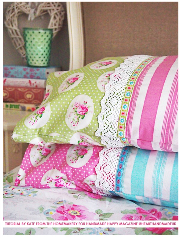 how to sew a pillowcase tutorial