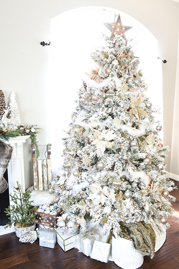 Gold and Silver Winter Wonderland Tree