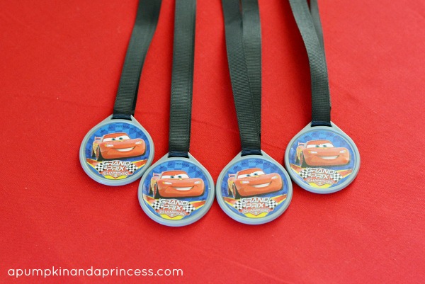 Disney Cars medals