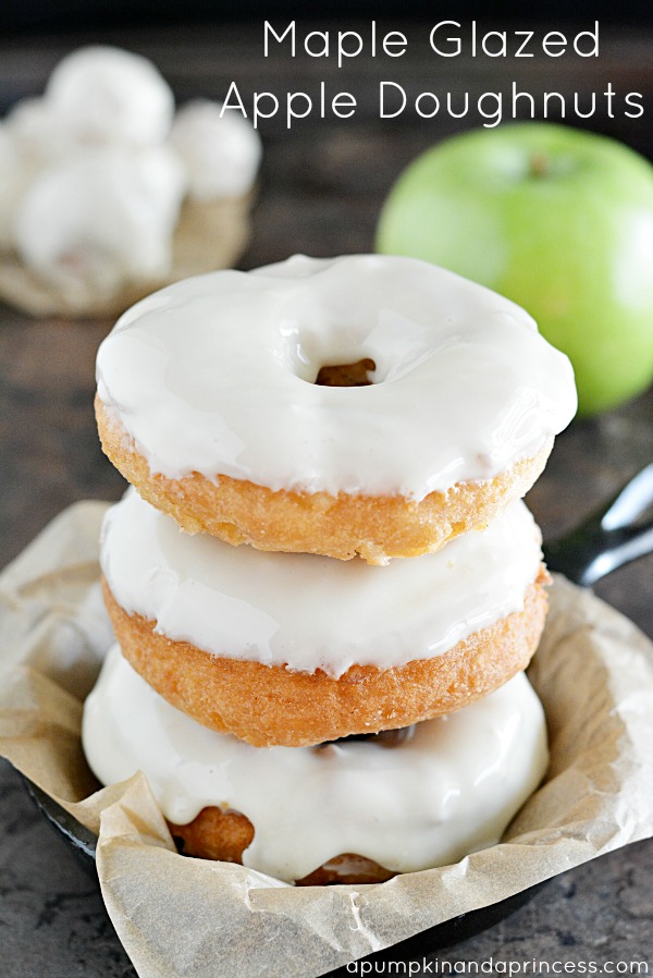 Maple Glazed Apple Doughnuts Recipe