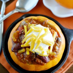 Slow Cooker Spicy Pumpkin Chili