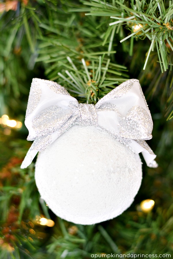 Handmade Snowball Ornament