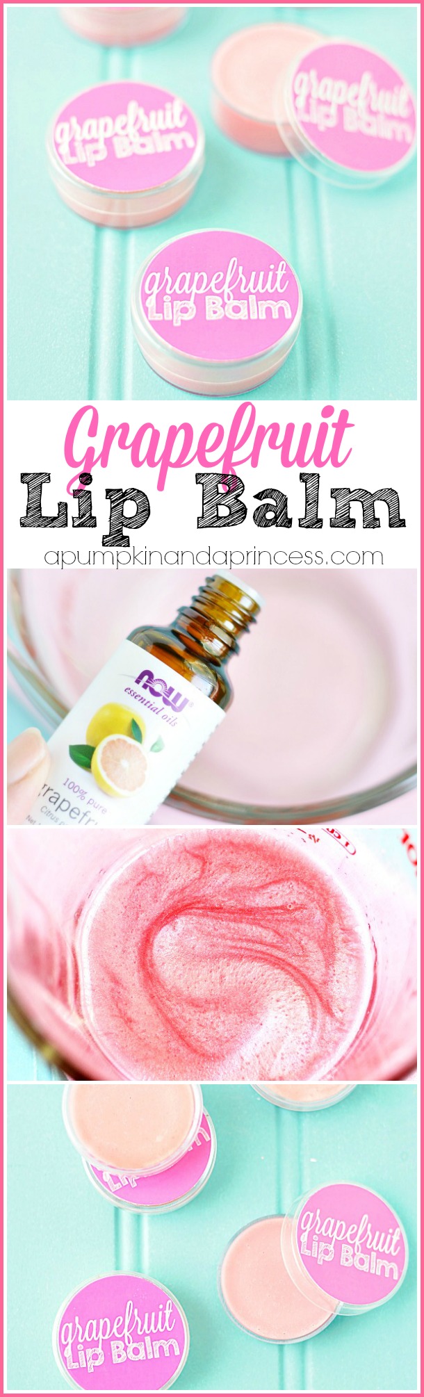 How to make grapefruit lip balm