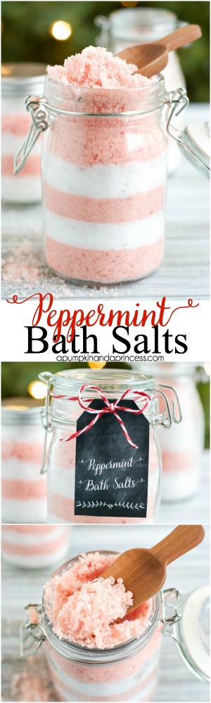 DIY Peppermint Bath Salts - A Pumpkin And A Princess
