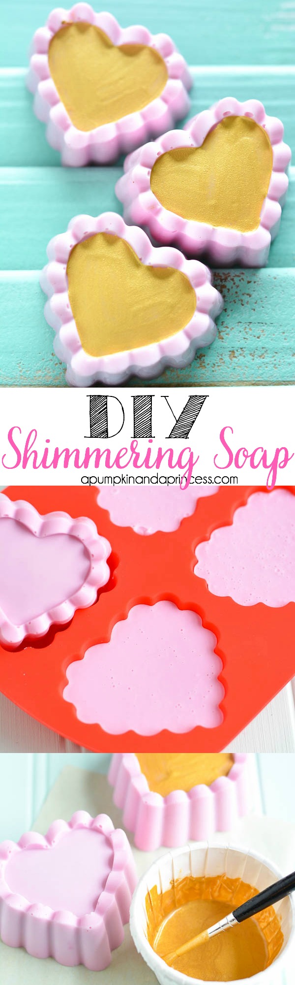 DIY Shimmer Soap Tutorial