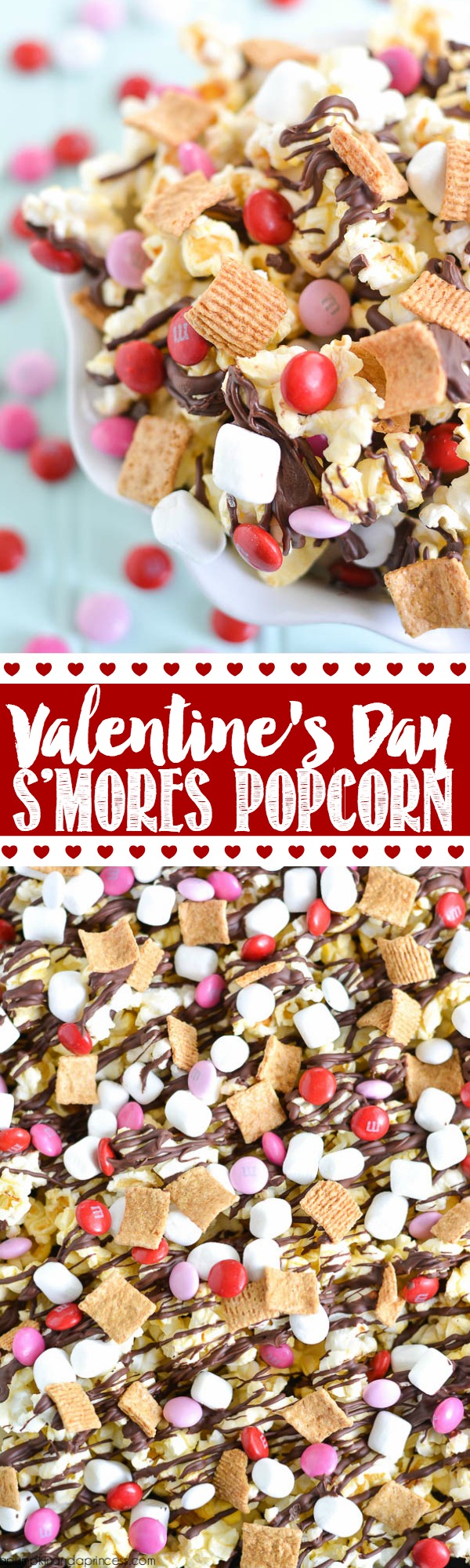 Valentine's Day S'mores Popcorn