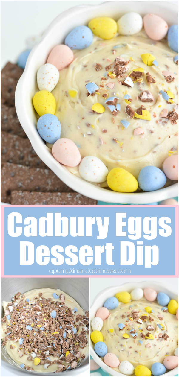 This dessert dip recipe is an Easter favorite! Made with Cadbury eggs and great for parties