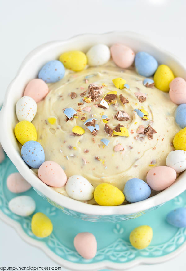 Easter dessert recipe - Cadbury eggs dip