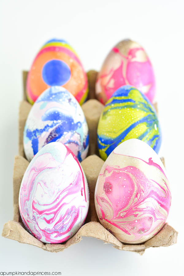 DIY Marbled Easter Eggs