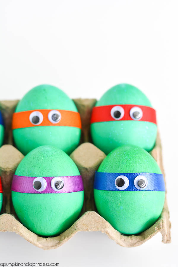 Dyed Ninja Turtles Eggs