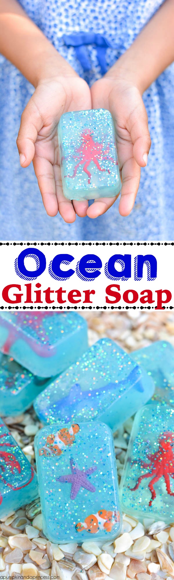 Glitter Ocean Toy Soap