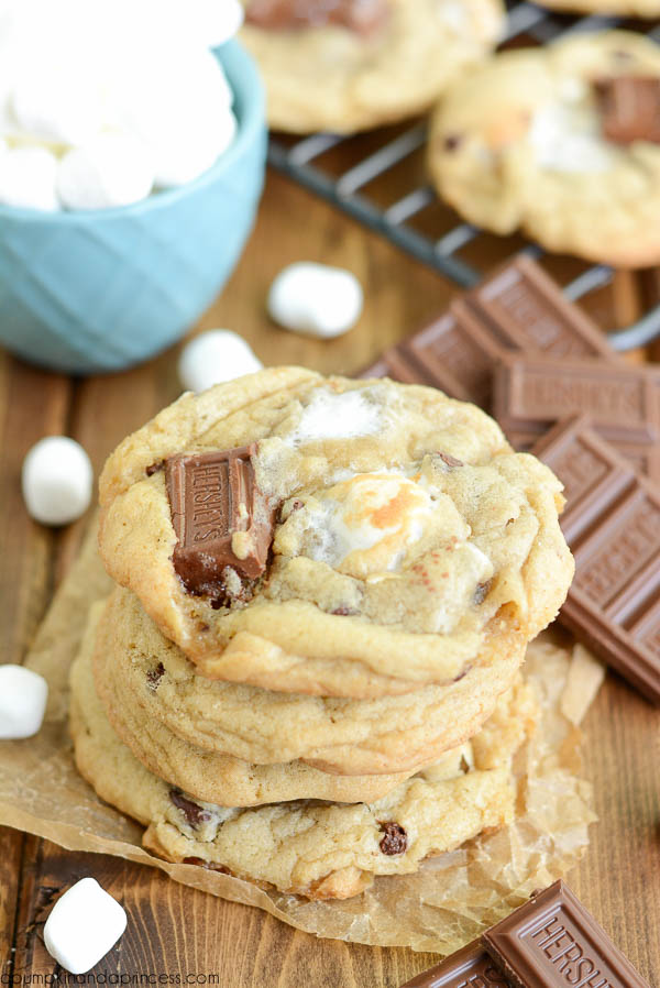 Chocolate Chip S'mores Cookies