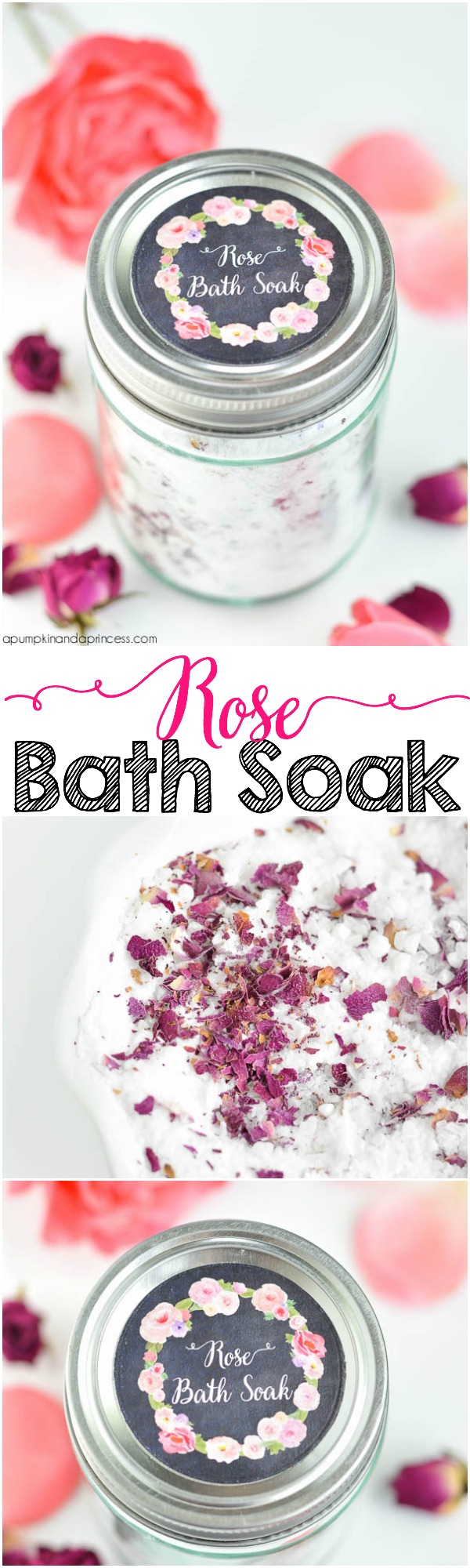 DIY Rose Bath Salts