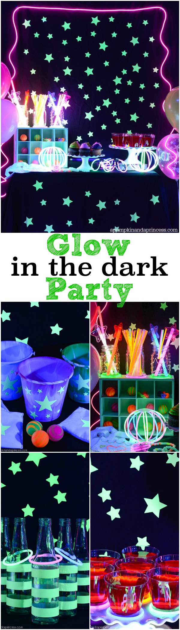 Glow in the dark party ideas