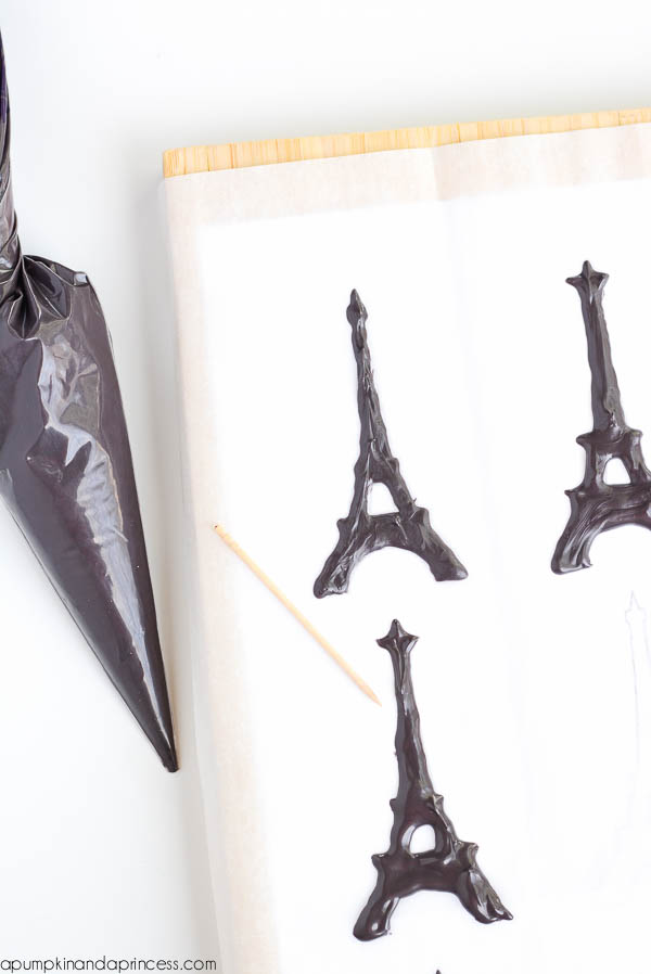 Chocolate Eiffel Tower Toppers