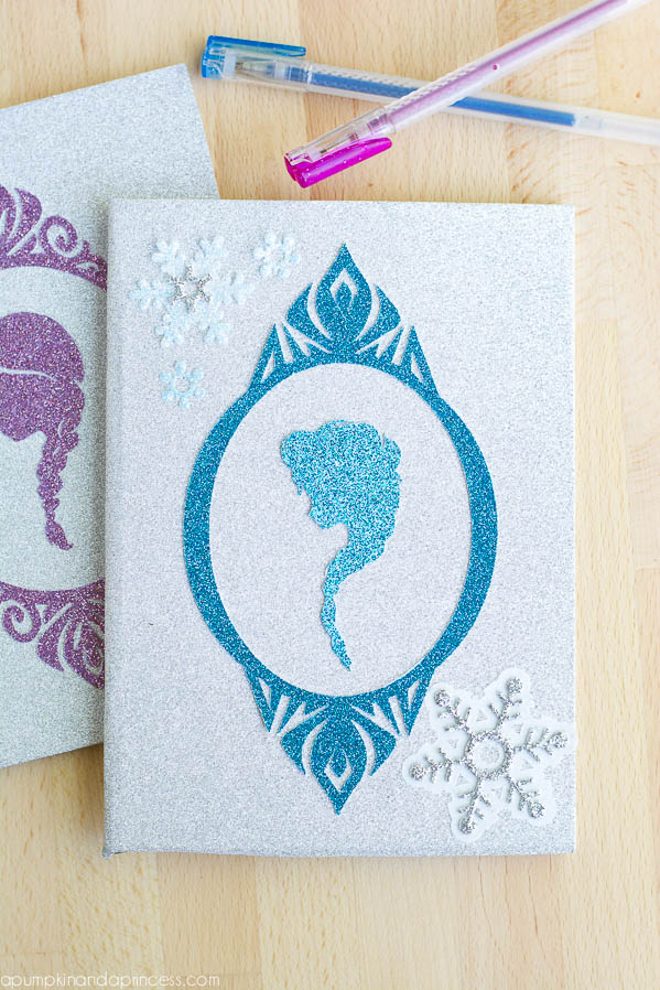 DIY Frozen Elsa Journal Book