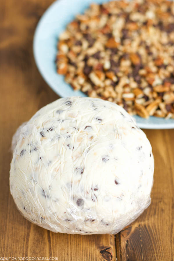 how to - chocolate cheese ball