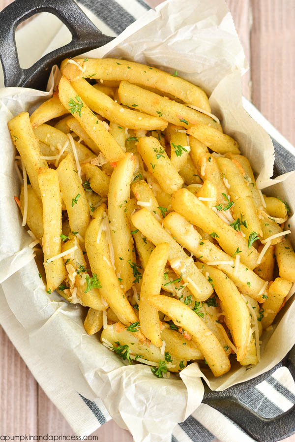 Garlic Parmesan Fries Recipe