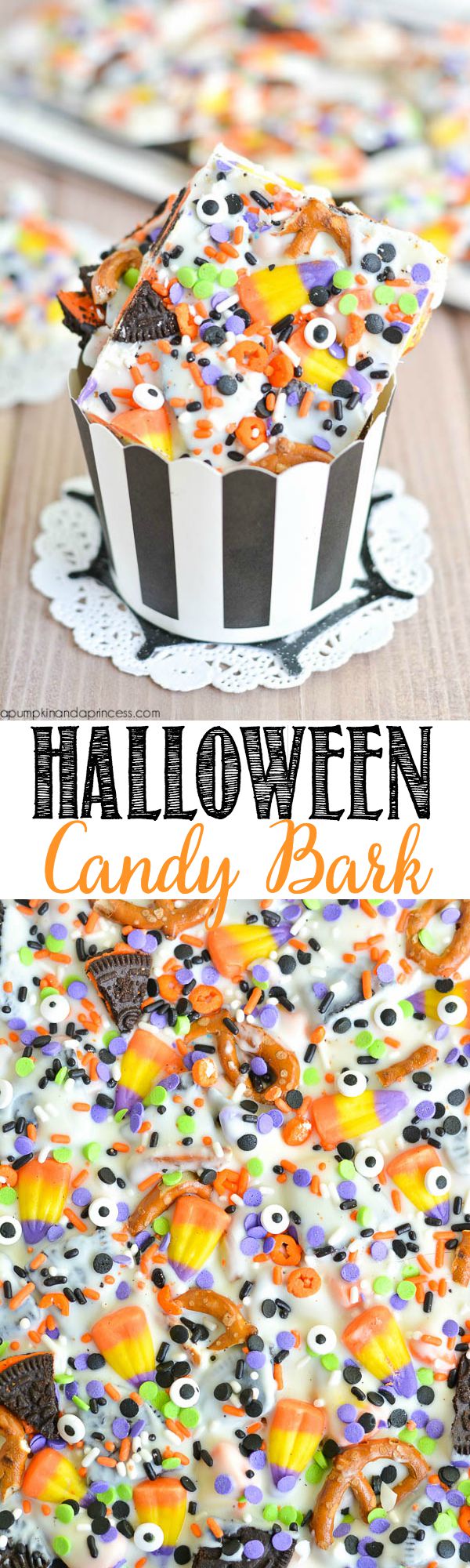 Halloween Candy Bark