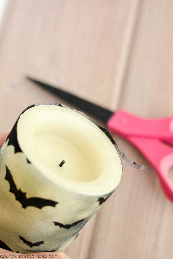 fabric candle