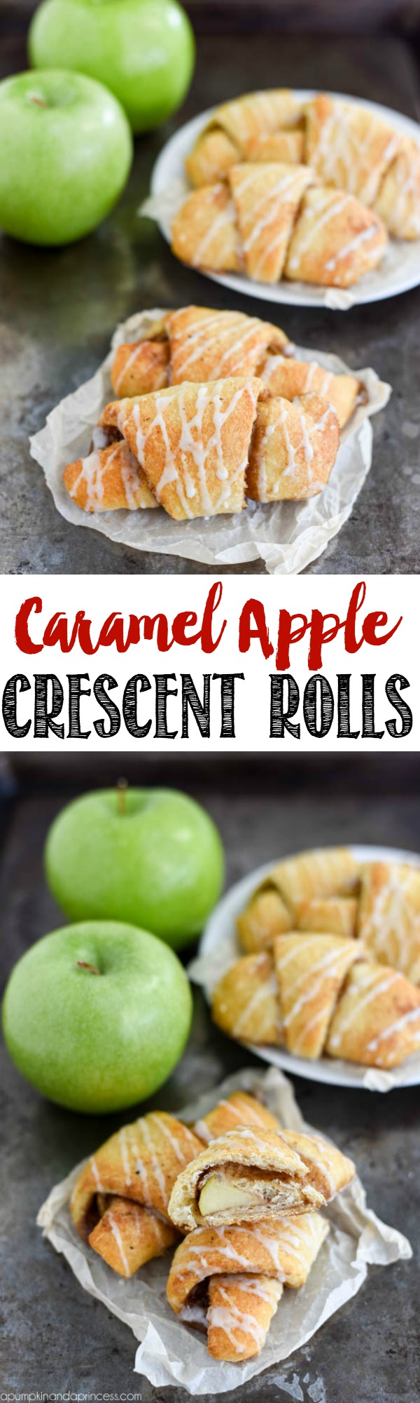 Caramel Apple Crescent Rolls