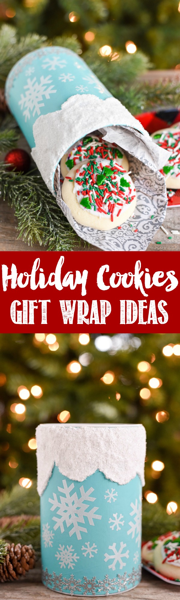 Holiday Cookies Gift Wrap Ideas