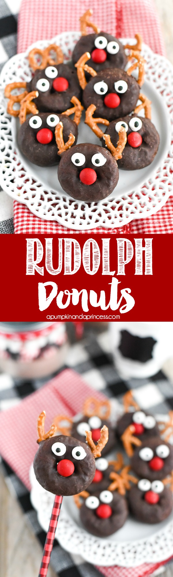 Mini Rudolph Donuts