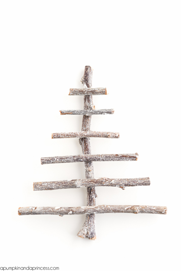 DIY Wooden Tree made with branches