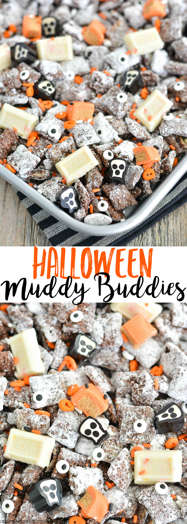 Halloween Muddy Buddies, by A Pumpkin & A Princess