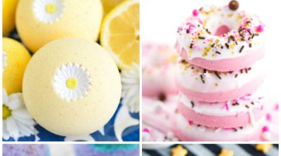 30+ Creative Bath Bombs - These amazing bath bomb recipes and tutorials make a great handmade gift for birthdays, holidays and Mother's Day.