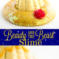 Beauty and the Beast Party Favors - How to make glitter slime
