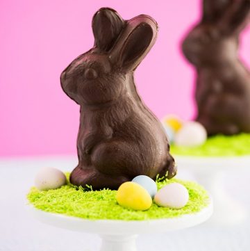 Homemade chocolate bunny tutorial