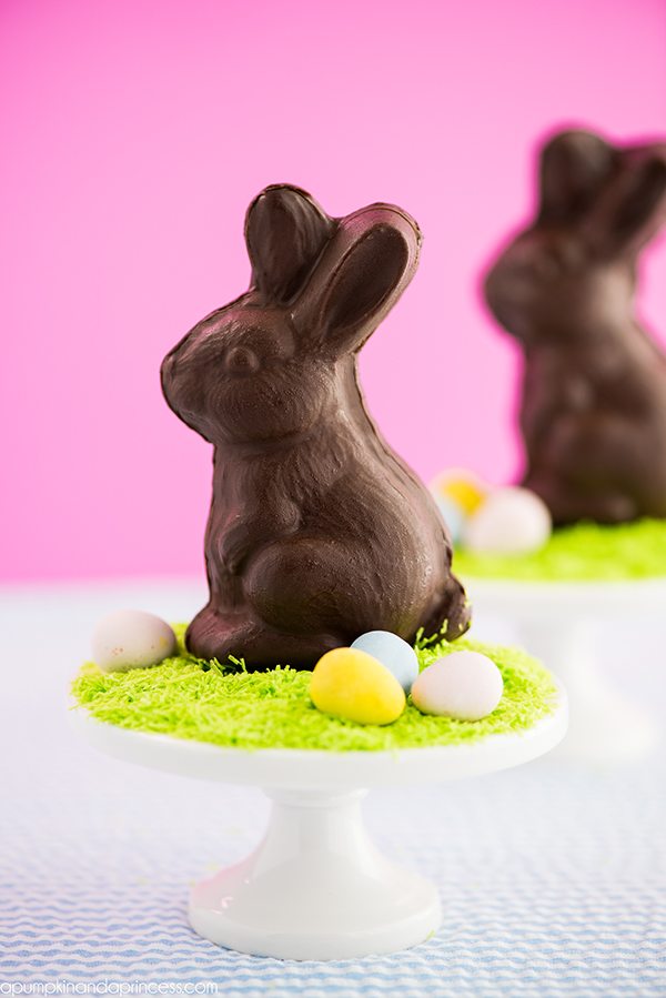 Homemade chocolate bunny tutorial