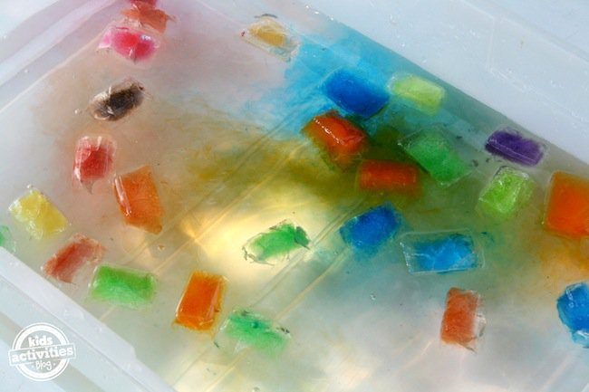 ice tray colorful