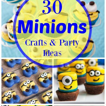 30 Creative Minions Ideas - Despicable Me Minions crafts, recipes, treats and party ideas!
