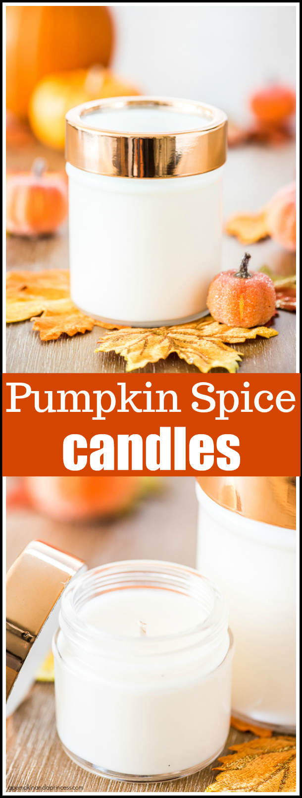 DIY Pumpkin Spice Candle – how to make pumpkin spice candles for fall. This candle makes a great handmade gift idea!