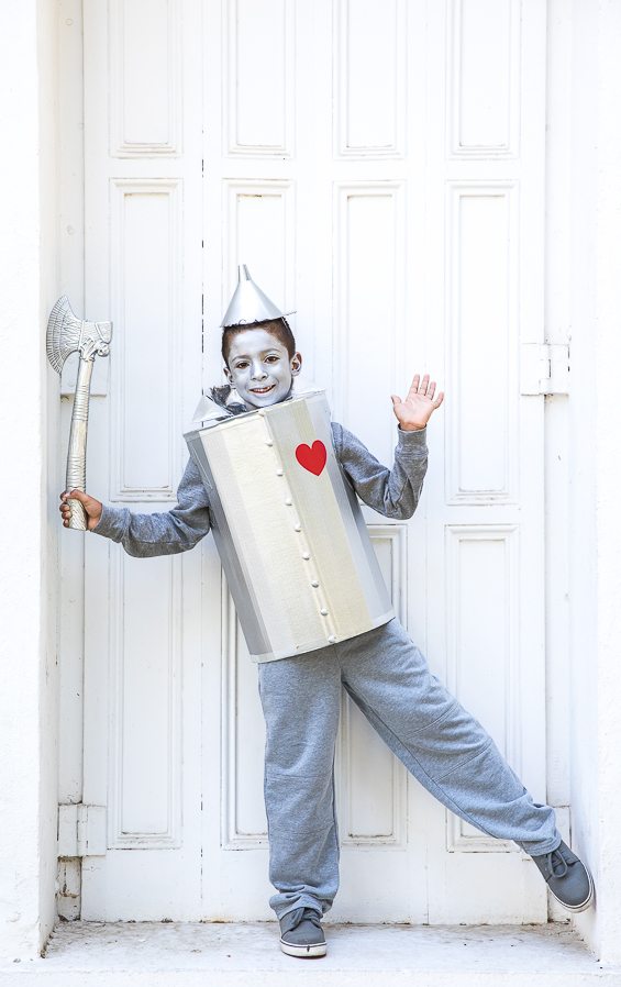 Diy Kids Tin Man Costume