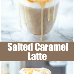 Easy Salted Caramel Latte you can make at home