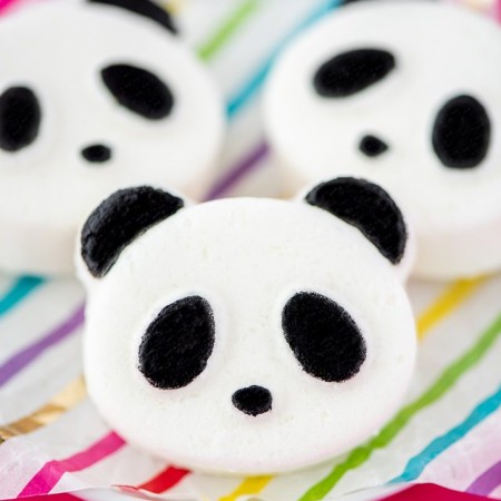 DIY Panda Bath Bombs – easy handmade bath bomb recipe for kids made with nourishing oils