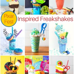 Disney Pixar Fest Inspired Milkshakes