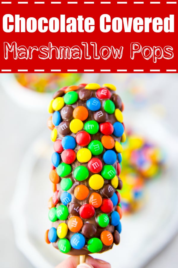 How to make chocolate marshmallow pops