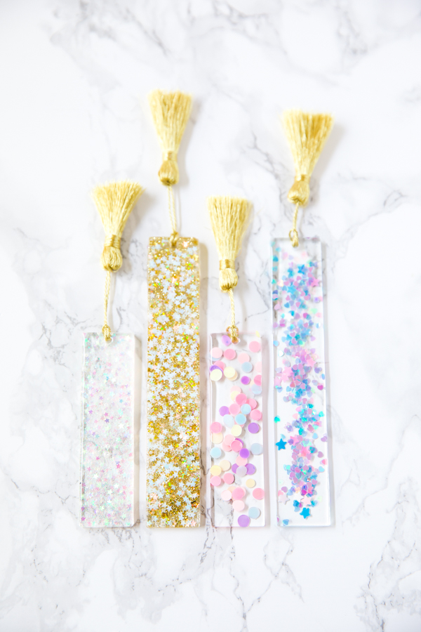 how to make a bookmark with sprinkles