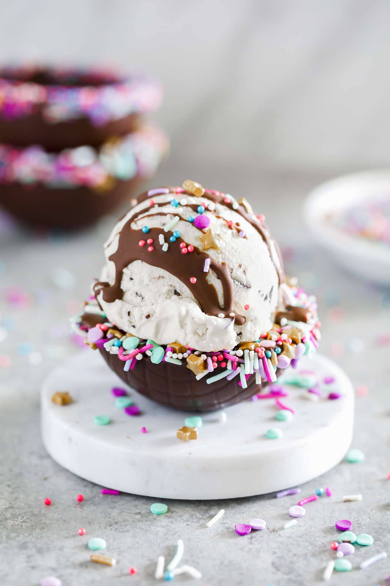 easy chocolate bowl recipe for ice cream sundaes