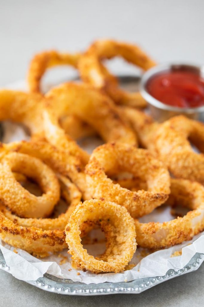gluten-free air fried onion rings